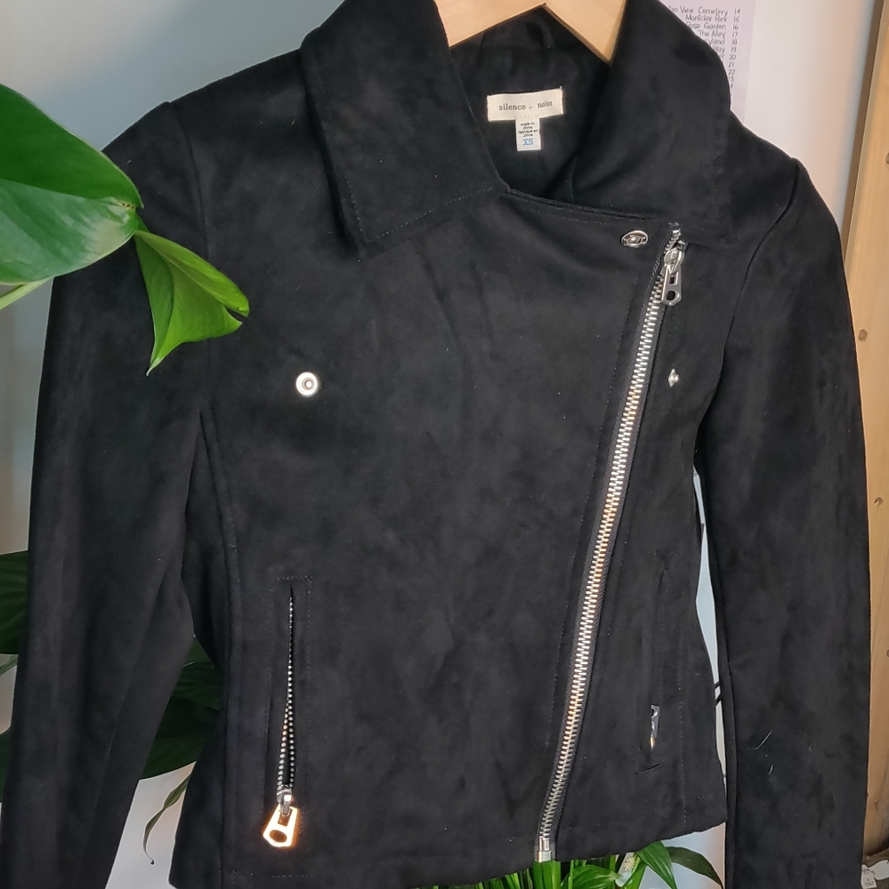 Silence + Noise Moto jacket leather